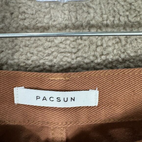 PacSun Cargo Skate Pants Women's 25 Brown High-Rise Relaxed Straight Utility NEW - Picture 9 of 14